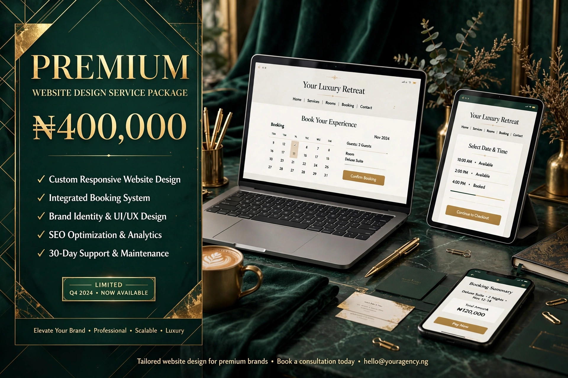 Premium Website Package — Custom Your Website With Us