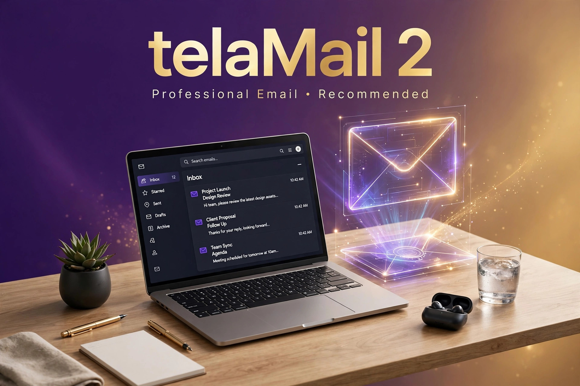telaMail 2 — Professional Business Email (Monthly)